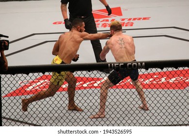 São Paulo, São Paulo, Brazil, October 28, 2017. UFC Fight Night: Brunson Vs. Machida. Flyweight Category Fight – Deiveson Figueiredo Vs. Jarred Brooks.