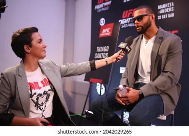 São Paulo, São Paulo, Brazil, September 22, 2018. UFC Fight Night - Marreta Vs. Anders - Thiago De Lima Santos Vs. Eryk Anders