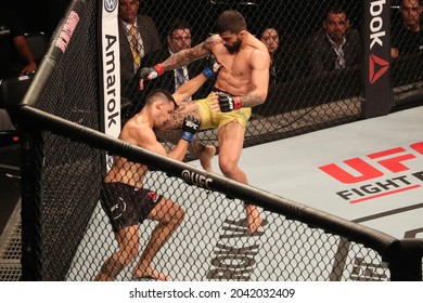 São Paulo, São Paulo, Brazil, September 22, 2018. UFC Fight Night - Marreta Vs. Anders - Elizeu Zaleski Dos Santos Capoeira Vs Luigi Vendramini