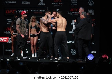 São Paulo, São Paulo, Brazil, September 22, 2018. UFC Fight Night - Marreta Vs. Anders - Elizeu Zaleski Dos Santos Capoeira Vs Luigi Vendramini