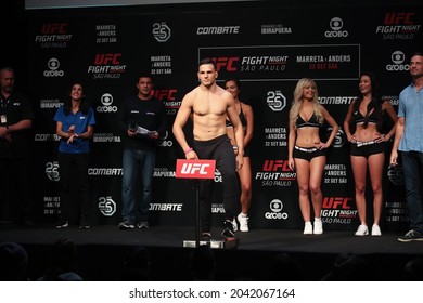 São Paulo, São Paulo, Brazil, September 22, 2018. UFC Fight Night - Marreta Vs. Anders - Elizeu Zaleski Dos Santos Capoeira Vs Luigi Vendramini