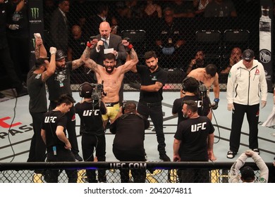 São Paulo, São Paulo, Brazil, September 22, 2018. UFC Fight Night - Marreta Vs. Anders - Elizeu Zaleski Dos Santos Capoeira Vs Luigi Vendramini