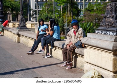 São Paulo, September 24, 2022. People Living On The Streets Of The City In Conditions Of Extreme Poverty