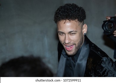 SÃ£o Paulo/SÃ£o Paulo/Brazil Apr, 13 2018

Soccer Player Neymar Jr, Poses On The Red Carpet Of The Foundation For AIDS Research (amfAR) Event In Sao Paulo, Brazil.