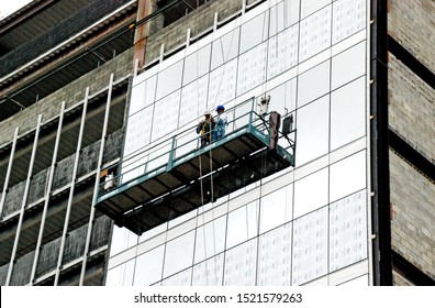 Suspended Scaffolding Images Stock Photos Vectors Shutterstock