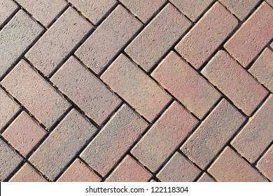 Pavement Brick Herring Bone Pattern Texture