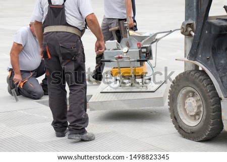 Similar – Image, Stock Photo Unrecognizable man filling joint with cannabis
