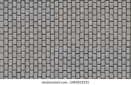 Pavement with interlocking textured bricks seamless pattern. Vector pathway texture top view. Outdoor concrete slab sidewalk. 
 - Powered by Shutterstock