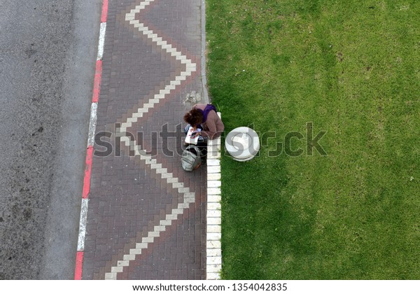 Pavement - pedestrian\
walkway