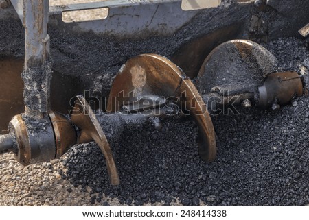 Similar – Potholes in asphalt / road damage