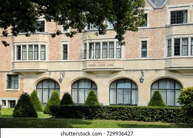 Pavilion Marie And Pierre Curie, Building At The Campus Of The International University, Its Founders Offers Students To Meet In An Atmosphere Of Tolerance And Reflection, Paris, France, 2013 July 9