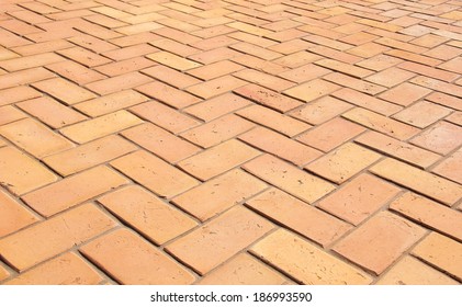 Paving slabs in the form of bricks. Background. Texture.