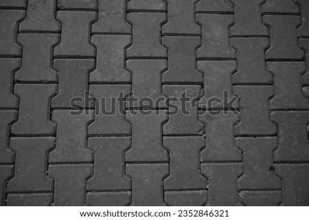 paving stone pattern monocrome mode