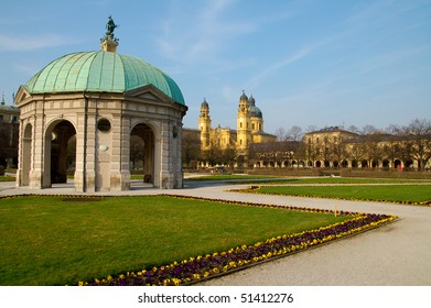 Paviolion At Munich Hofgarten