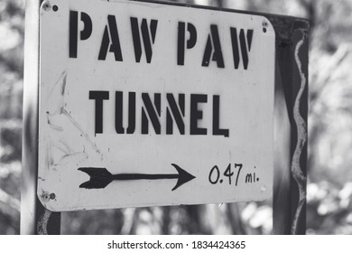 Paw Paw Tunnel Sign In West Virginia/MD.  C O Canal