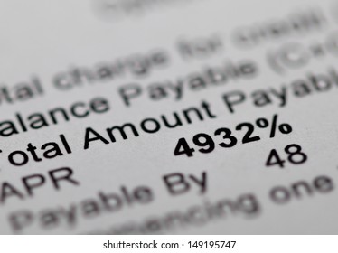 Pay day loan agreement