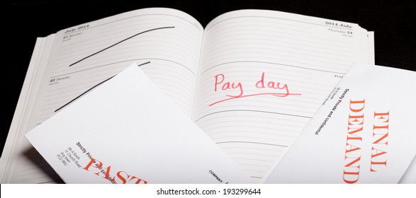 Pay Day Loan Concept Shot