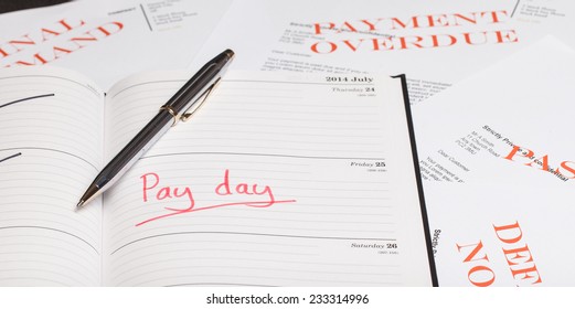 Pay Day Loan Concept Shot