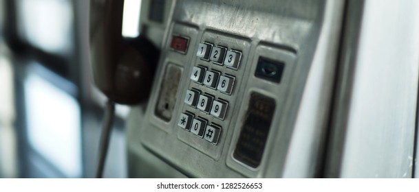 A Pay Phone On The Subway