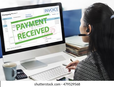 Payment Received Taxation Tax Time Concept