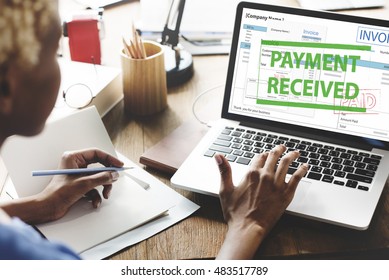 Payment Received Taxation Tax Time Concept