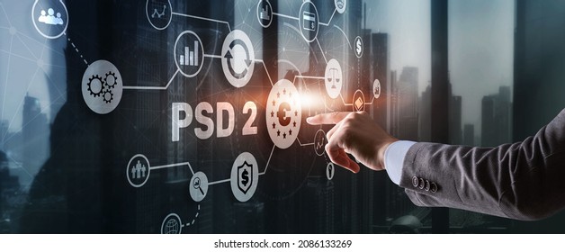 Payment Services Directive revised PSD2. EU Payment Directive - Shutterstock ID 2086133269