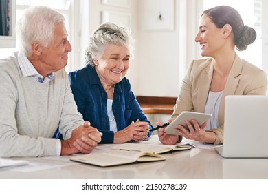 It pays to plan properly for the future. Cropped shot of a senior couple getting advice from their financial consultant. - Powered by Shutterstock