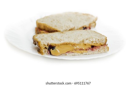 PBJ, Peanut Butter Jelly Delicious Sandwich