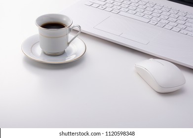 PC and coffee