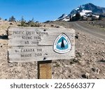 PCT sign at Mt. Hood