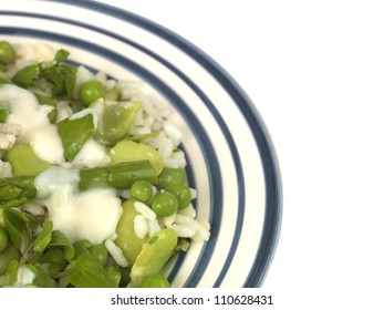 Pea Broad Bean And Asparagus Risotto