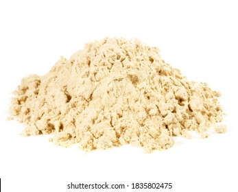 Pea Protein On White Background - Isolated