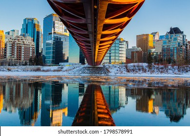 The Peace Bridge in Calgary