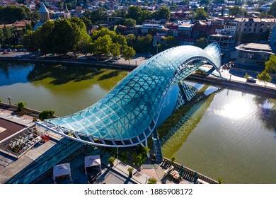 
Peace Bridge in Tbilisi, Georgia