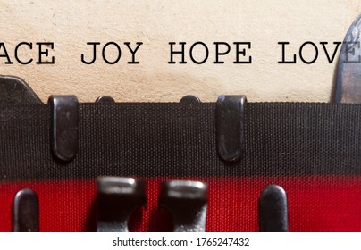 Peace Joy Love And Hope