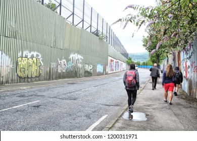 The Peace Lines Or Peace Walls Are A Series Of Separation Barriers In Northern Ireland That Separate Catholics And Protestants