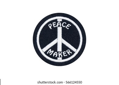 Peace Maker Embroidered Badge