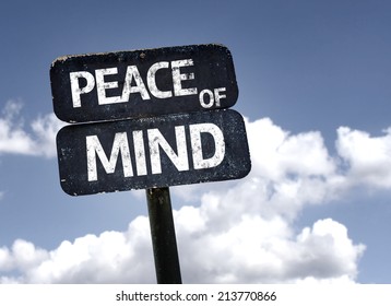 Peace Mind Sign Clouds Sky Background Stock Photo 213770866 | Shutterstock