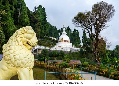 The Peace Pagoda At Darjeeling