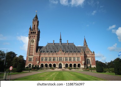 Peace Palace In The Hague, Home Of The United Nations International Court Of Justice And The Permanent Court Of Arbitration In The Netherlands