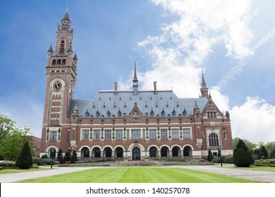 The Peace Palace, International Court Of Justice, In The Hague, Holland