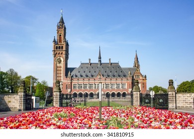 Peace Palace, Seat Of The International Court Of Justice At The Hague And Principal Judicial Organ Of United Nations, Netherlands