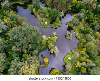 Peaceful lake in the forest - Powered by Shutterstock