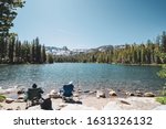 Peaceful Lake Mamie in Mammoth Lakes