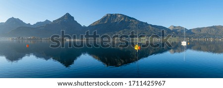 Similar – Image, Stock Photo Landscape in the Salzkammergut