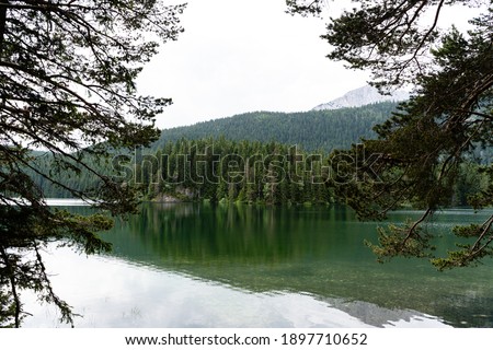 Similar – Foto Bild Beautiful cristal clear mountain lake in the alps