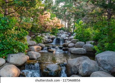 Peaceful Waterfalls In Kelowna, BC.