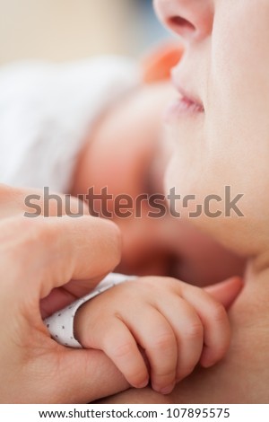 Similar – Image, Stock Photo beauty sleep Baby Sleep