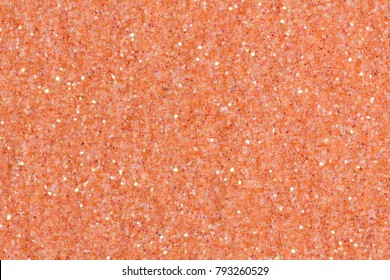 Peach Background With Glitter And Light. High Resolution Photo.