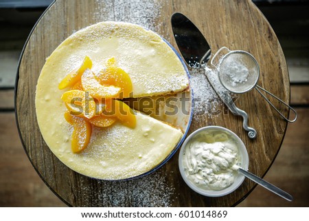 Peach Cheese Cake